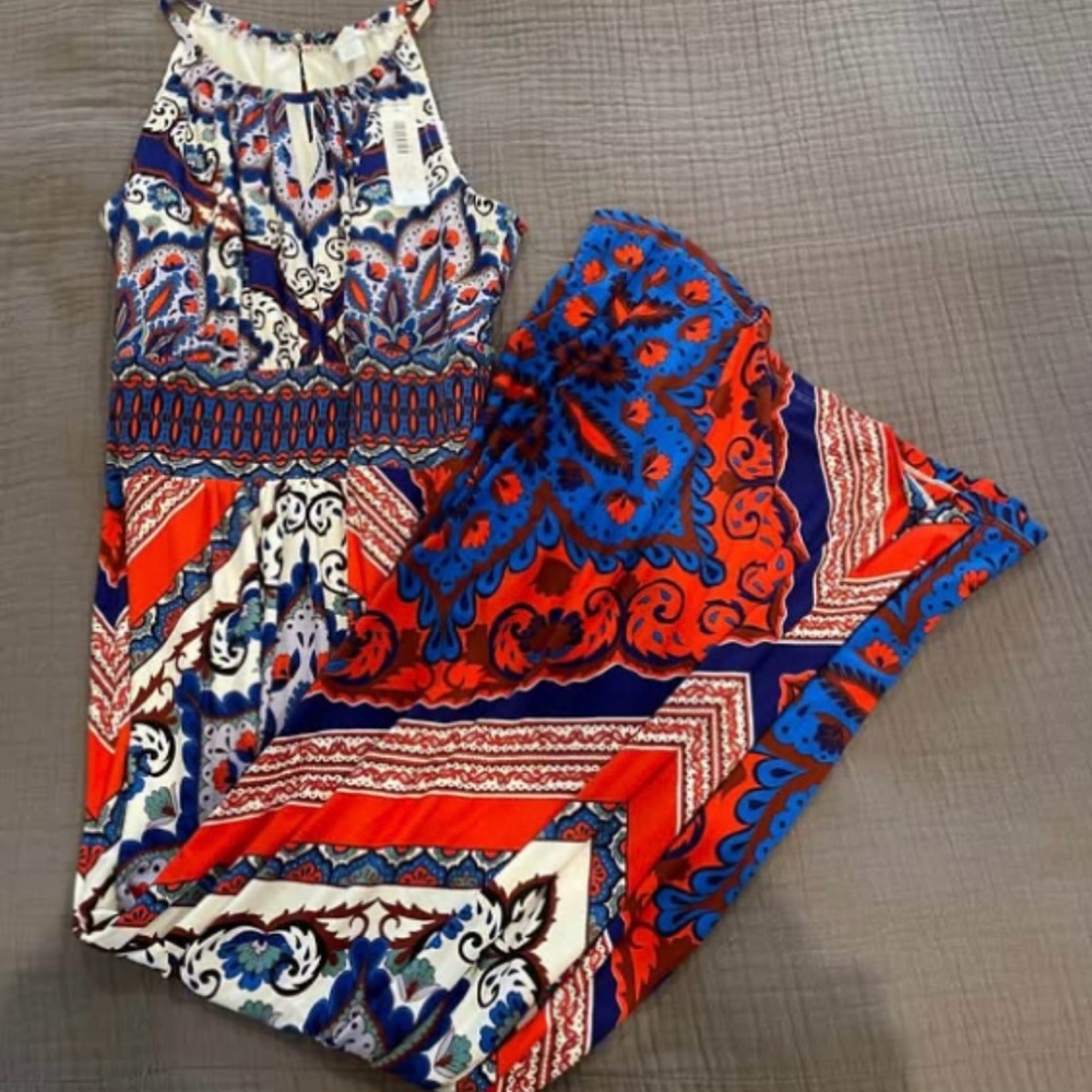 191. NWT Chico's Maxi Dress - Size large /2 Chico’s Sz